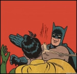 Batman Slapping Robin